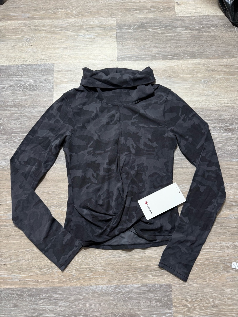 Lululemon Melodic Movement Long Sleeve - Incognito Camo Grey